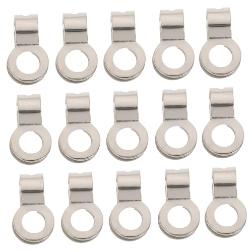 MOKKHNB 125Stücke DIY Perlenkettenschnallen Vielseitige Eisenperlenanschlüsse für Ketten Tags und Geschenketiketten Leicht und Tragbar Langlebig für Projekte MOKKHNB 125Stücke DIY Perlenkettenschnallen Vielseitige Eisenperlenanschlüsse für Ketten Tags und Geschenketiketten Leicht und Tragbar Langlebig für Projekte von MOKKHNB