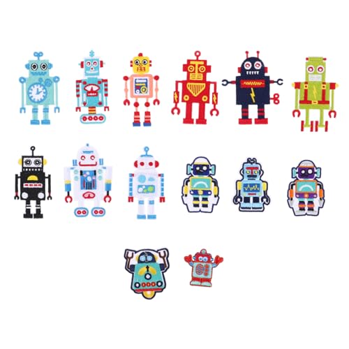 MOKKHNB 14 Stück Niedliche Cartoon Roboter Stoffaufnäher zum Aufbügeln und Annähen für Jeans Jacken Reparatur von Löchern Langlebige Vielseitige Applikationen für Kleidung MOKKHNB 14 Stück Niedliche Cartoon Roboter Stoffaufnäher zum Aufbügeln und Annähen für Jeans Jacken Reparatur von Löchern Langlebige Vielseitige Applikationen für Kleidung von MOKKHNB