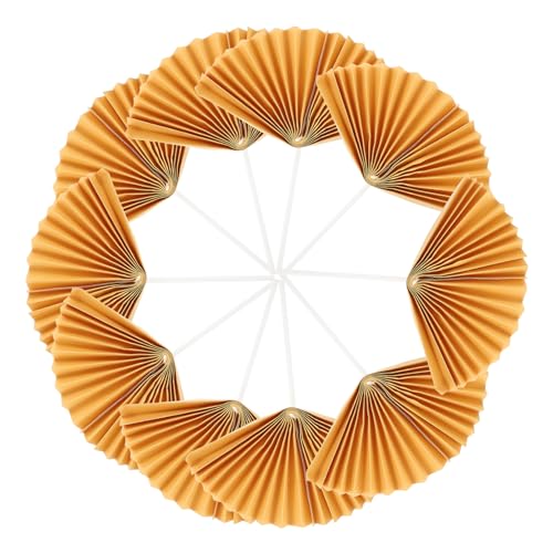MOKKHNB 16 Stück Teiliges Faltender Papierfächer Cupcake Topper Einzigartige Tortendeko für Geburtstagsfeiern Hochzeiten und für Kuchen und Obstdeko MOKKHNB 16 Stück Teiliges Faltender Papierfächer Cupcake Topper Einzigartige Tortendeko für Geburtstagsfeiern Hochzeiten und für Kuchen und Obstdeko von MOKKHNB