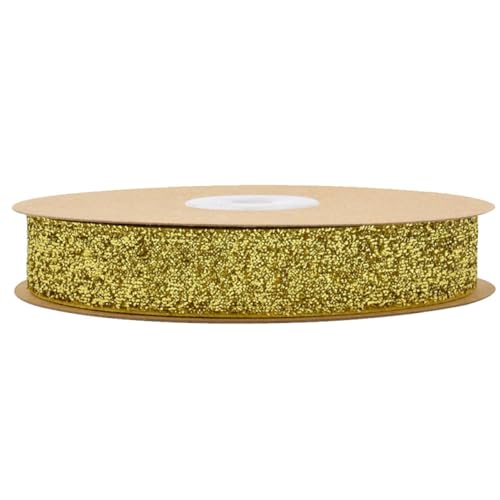 MOKKHNB 1Rolle Breites Geschenkverpackungsband Unelastisches Flockband für DIY Dekoration für Schleifen und Bastelarbeiten Goldene Farbe Hochwertiges Material MOKKHNB 1Rolle Breites Geschenkverpackungsband Unelastisches Flockband für DIY Dekoration für Schleifen und Bastelarbeiten Goldene Farbe Hochwertiges Material von MOKKHNB
