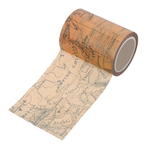MOKKHNB 1Rolle Weltkarte Washi Tape DIY Band für Scrapbooking Journaling Empfindliches Dekoratives Klebeband für und Bastelprojekte Langlebig und Vielseitig MOKKHNB 1Rolle Weltkarte Washi Tape DIY Band für Scrapbooking Journaling Empfindliches Dekoratives Klebeband für und Bastelprojekte Langlebig und Vielseitig von MOKKHNB