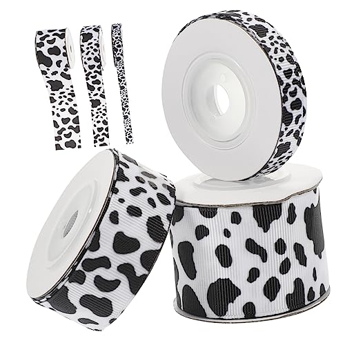 MOKKHNB 1Satz Kuhmuster Grosgrain Bänder Yards DIY Geschenkband für Kränze Dekorationen und Bastelprojekte Strapazierfähigem für Kreative Ideen und Vielseitige MOKKHNB 1Satz Kuhmuster Grosgrain Bänder Yards DIY Geschenkband für Kränze Dekorationen und Bastelprojekte Strapazierfähigem für Kreative Ideen und Vielseitige von MOKKHNB