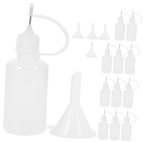 MOKKHNB 1Satz Präzisionsspitzen Applikatorflaschen Teilig Quetschflaschen Trichter für Handwerk Hobby Wiederverwendbar Hochwertigem Material MOKKHNB 1Satz Präzisionsspitzen Applikatorflaschen Teilig Quetschflaschen Trichter für Handwerk Hobby Wiederverwendbar Hochwertigem Material von MOKKHNB