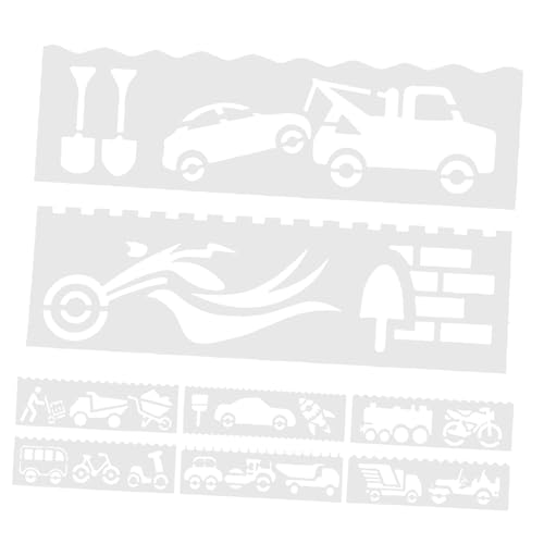 MOKKHNB 1Satz Verkehrsschablonen Kreative DIY Fahrzeugmuster zum Malen für Schulprojekte und Holzdekor Fördert Kreative Familienaktivitäten MOKKHNB 1Satz Verkehrsschablonen Kreative DIY Fahrzeugmuster zum Malen für Schulprojekte und Holzdekor Fördert Kreative Familienaktivitäten von MOKKHNB