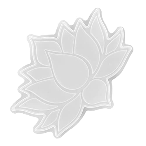 MOKKHNB 1Stück Lotus Silikonform für DIY Untersetzer Kristall Epoxidharz Gießform für Kreative Bastelprojekte Verzierungen Wie Blumen und Glitzer MOKKHNB 1Stück Lotus Silikonform für DIY Untersetzer Kristall Epoxidharz Gießform für Kreative Bastelprojekte Verzierungen Wie Blumen und Glitzer von MOKKHNB