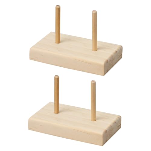 MOKKHNB 2 Stück Holz Spulenhalter Praktische Nähzubehör Aufbewahrung für Garn Quilting und Stickarbeiten für DIY Projekte und Kreative Gestaltung MOKKHNB 2 Stück Holz Spulenhalter Praktische Nähzubehör Aufbewahrung für Garn Quilting und Stickarbeiten für DIY Projekte und Kreative Gestaltung von MOKKHNB