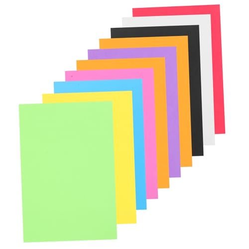 MOKKHNB 20 Blatt Teiliges Bunte Diy Schwamm Papiere für Basteln und Dekoration Flexible Langlebige Farbige Bastelbögen für Handwerk Kartenherstellung Vielseitig Verwendbar für von MOKKHNB