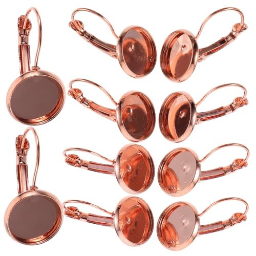 MOKKHNB 20 Stück Ohrring Tabletts Roségold Ohrhaken Lünette DIY Schmuckherstellung Ohrhaken Basis zum Einlegen von Harz und Edelsteinen MOKKHNB 20 Stück Ohrring Tabletts Roségold Ohrhaken Lünette DIY Schmuckherstellung Ohrhaken Basis zum Einlegen von Harz und Edelsteinen von MOKKHNB
