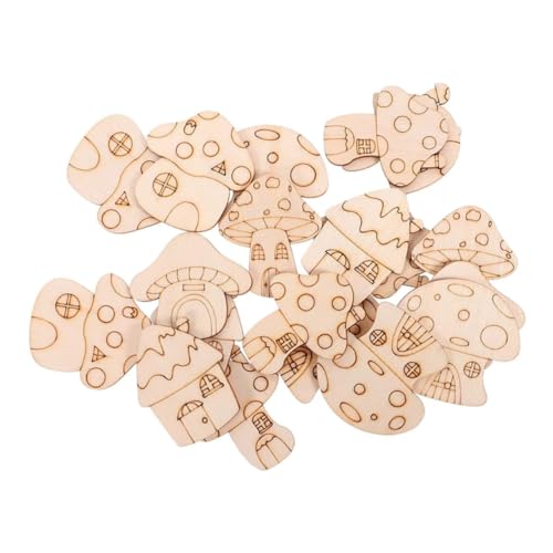 MOKKHNB 20 Stück Pilzholzspäne Holzausschnitte Basteln Pilzformen Aus Holz Diy Malen Handwerk Leere Naturholzscheiben Holzformen Basteln Holzscheiben-ornament Holzausschnittscheiben Beige MOKKHNB 20 Stück Pilzholzspäne Holzausschnitte Basteln Pilzformen Aus Holz Diy Malen Handwerk Leere Naturholzscheiben Holzformen Basteln Holzscheiben-ornament Holzausschnittscheiben Beige von MOKKHNB