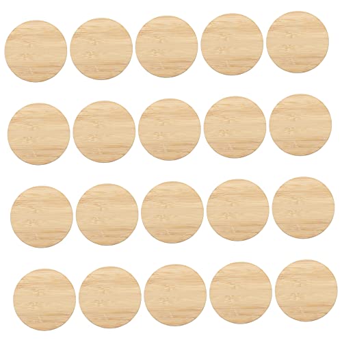 MOKKHNB 20 Stück Runde Unlackierte Holzscheiben für DIY Kunstprojekte Große Blanko Kreise für Basteln Malen Hängemarken Kinderfreundlich MOKKHNB 20 Stück Runde Unlackierte Holzscheiben für DIY Kunstprojekte Große Blanko Kreise für Basteln Malen Hängemarken Kinderfreundlich von MOKKHNB