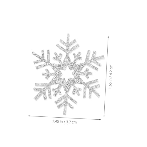 MOKKHNB 20 Stück Teiliges Schneeflocken Aufnäher aus Weichem Stoff Bestickte Applikationen für Kleidung Vielseitig für DIY Haaraccessoires Jacken Jeans Hüte für Winter und MOKKHNB 20 Stück Teiliges Schneeflocken Aufnäher aus Weichem Stoff Bestickte Applikationen für Kleidung Vielseitig für DIY Haaraccessoires Jacken Jeans Hüte für Winter und von MOKKHNB