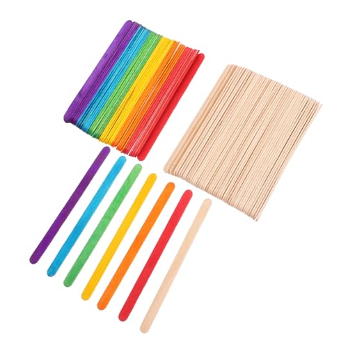 MOKKHNB 200 Stück Teiliges Bunte Jumbo Holzstäbchen Eisstiele Regenbogenfarben Vielseitig für Diy Bastelprojekte Kunst und Schulbedarf Farbenfrohe Handwerksstäbe für Kreative Gestaltung MOKKHNB 200 Stück Teiliges Bunte Jumbo Holzstäbchen Eisstiele Regenbogenfarben Vielseitig für Diy Bastelprojekte Kunst und Schulbedarf Farbenfrohe Handwerksstäbe für Kreative Gestaltung von MOKKHNB