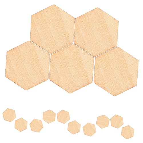 MOKKHNB 200Stück Sechseckige Buchenholzornamente für DIY Handwerk Holzstücke für Kreative Dekorationen bei Hochzeiten Geburtstagsfeiern und Weihnachten MOKKHNB 200Stück Sechseckige Buchenholzornamente für DIY Handwerk Holzstücke für Kreative Dekorationen bei Hochzeiten Geburtstagsfeiern und Weihnachten von MOKKHNB