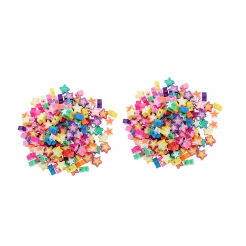 MOKKHNB 200Stücke DIY Fünf Star Perlen Bunte Polymer Clay Spacer Perlen für Schmuckherstellung Armbänder Bastelprojekte für und Kreative Ideen MOKKHNB 200Stücke DIY Fünf Star Perlen Bunte Polymer Clay Spacer Perlen für Schmuckherstellung Armbänder Bastelprojekte für und Kreative Ideen von MOKKHNB