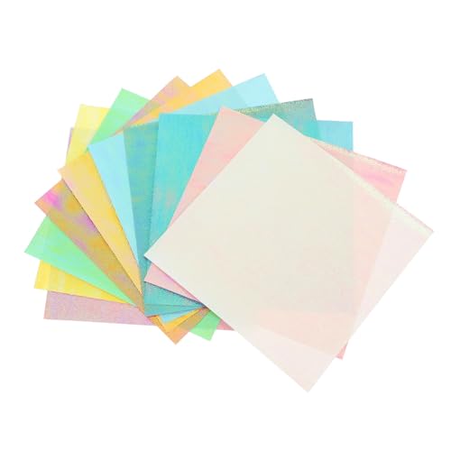 MOKKHNB 20Blätter Glitzer Origami Papier Perlmuttartiges Faltpapier für DIY Kunstprojekte für Kraniche und Kreative Bastelarbeiten Kinderfreundlich und Vielseitig Einsetzbar MOKKHNB 20Blätter Glitzer Origami Papier Perlmuttartiges Faltpapier für DIY Kunstprojekte für Kraniche und Kreative Bastelarbeiten Kinderfreundlich und Vielseitig Einsetzbar von MOKKHNB
