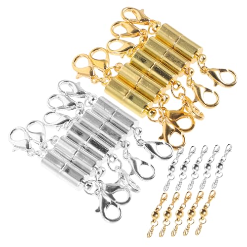 MOKKHNB 20Stücke Magnetverschlüsse für Schmuckherstellung Magnetische Kettenverschlüsse für Halsketten und Armbänder Einfach zu Bedienen für DIY Projekte MOKKHNB 20Stücke Magnetverschlüsse für Schmuckherstellung Magnetische Kettenverschlüsse für Halsketten und Armbänder Einfach zu Bedienen für DIY Projekte von MOKKHNB