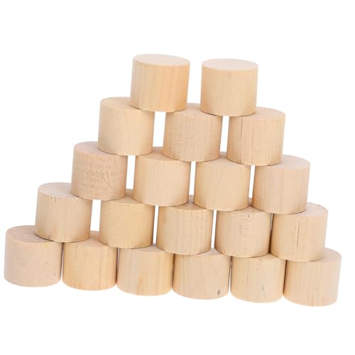 MOKKHNB 20Stücke Unfertige Holzblöcke Kleine Zylinder Birkenholz DIY Säulenblöcke für Kreative Bastelprojekte für Heimwerker und Designs MOKKHNB 20Stücke Unfertige Holzblöcke Kleine Zylinder Birkenholz DIY Säulenblöcke für Kreative Bastelprojekte für Heimwerker und Designs von MOKKHNB