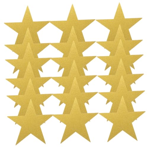 MOKKHNB 24 Stück Teiliges Goldene Papier Sterne zum Basteln und Dekorieren Doppelseitig Schimmernde Stern Ausschnitte aus Glitzerpapier für Klassenzimmer Pinnwand Kindergeburtstag und MOKKHNB 24 Stück Teiliges Goldene Papier Sterne zum Basteln und Dekorieren Doppelseitig Schimmernde Stern Ausschnitte aus Glitzerpapier für Klassenzimmer Pinnwand Kindergeburtstag und von MOKKHNB