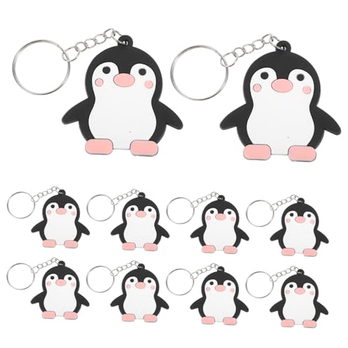 MOKKHNB 24 Stücke Pinguin Schlüsselring Tier Keychain Anhänger Rucksack Hängende Dekoration Pinguin Themed Party Zubehör Tier Keychain Ornament von MOKKHNB