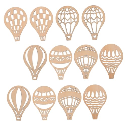 MOKKHNB 24Stücke Holz Heißluftballon Design DIY Anhänger für Kreative Wanddeko für Kinderzimmer und Bastelprojekte Spaßige Holzscheiben für Gemeinsame Eltern Aktivitäten MOKKHNB 24Stücke Holz Heißluftballon Design DIY Anhänger für Kreative Wanddeko für Kinderzimmer und Bastelprojekte Spaßige Holzscheiben für Gemeinsame Eltern Aktivitäten von MOKKHNB