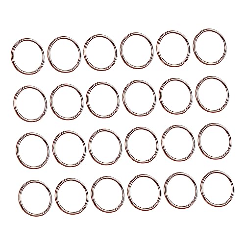 MOKKHNB 24Stücke Silberne Schlüsselringe Runde Metall Split Ringe für DIY Projekte Schlüsselanhänger Gepäckanhänger und Bastelideen MOKKHNB 24Stücke Silberne Schlüsselringe Runde Metall Split Ringe für DIY Projekte Schlüsselanhänger Gepäckanhänger und Bastelideen von MOKKHNB