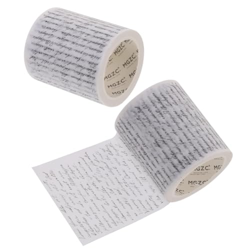 MOKKHNB 2Rollen Retro Gothic Washi Tape Dekoratives Scrapbook Klebeband für DIY Projekte zum Verzieren von Notizbüchern und Tagebüchern Farbenfrohe Designs MOKKHNB 2Rollen Retro Gothic Washi Tape Dekoratives Scrapbook Klebeband für DIY Projekte zum Verzieren von Notizbüchern und Tagebüchern Farbenfrohe Designs von MOKKHNB