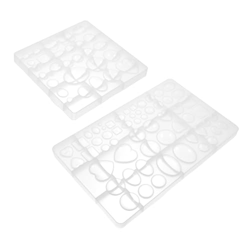 MOKKHNB 2Stücke Silikonformen für Cabochons DIY Schmuck Anhänger Gießformen Flexiblem Silikon für Projekte mit Epoxidharz und Kunstharz für Jugendliche MOKKHNB 2Stücke Silikonformen für Cabochons DIY Schmuck Anhänger Gießformen Flexiblem Silikon für Projekte mit Epoxidharz und Kunstharz für Jugendliche von MOKKHNB