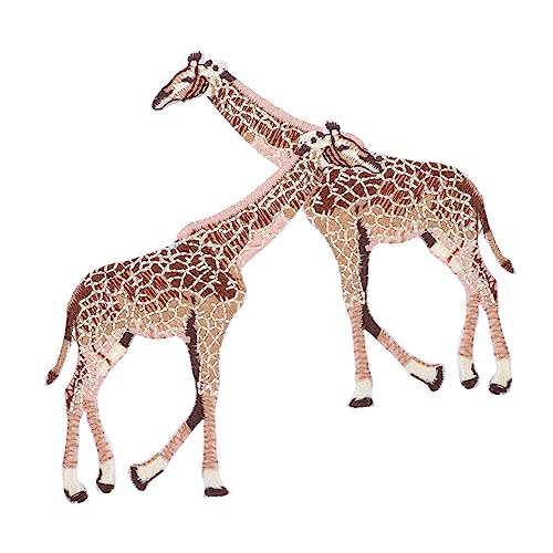 MOKKHNB 2Stücke Stoff Patches Gestickte Giraffe Applikationen zum Aufbügeln für Kleidung Taschen und Mehr Kleiderdekoration für DIY Projekte MOKKHNB 2Stücke Stoff Patches Gestickte Giraffe Applikationen zum Aufbügeln für Kleidung Taschen und Mehr Kleiderdekoration für DIY Projekte von MOKKHNB