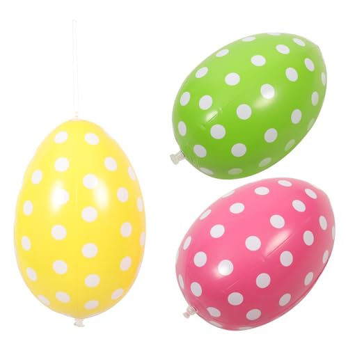 MOKKHNB 3 Stück Aufblasbare Ostereier Luftballons für Ostern Party Dekoration für Garten Rasen und Feierlichkeiten für Feste MOKKHNB 3 Stück Aufblasbare Ostereier Luftballons für Ostern Party Dekoration für Garten Rasen und Feierlichkeiten für Feste von MOKKHNB