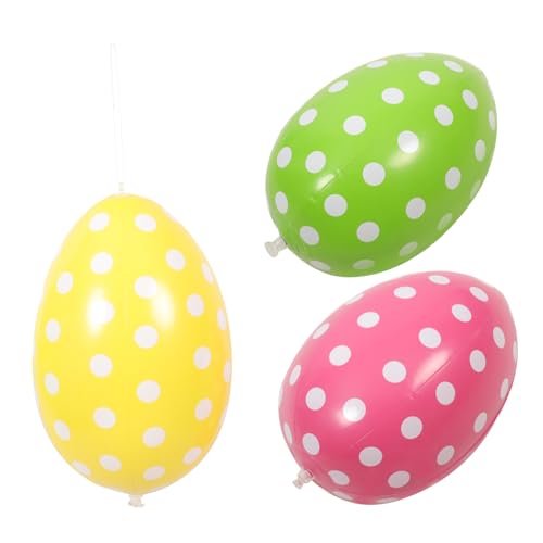 MOKKHNB 3 Stück Aufblasbare Ostereier Luftballons für Ostern Party Dekoration für Garten Rasen und Feierlichkeiten für Feste MOKKHNB 3 Stück Aufblasbare Ostereier Luftballons für Ostern Party Dekoration für Garten Rasen und Feierlichkeiten für Feste von MOKKHNB