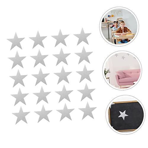 MOKKHNB 30 Stück Teiliges Glitzernde Stern Papierausschnitte aus Hochwertigem Papier Dekorative Wanddeko für Klassenzimmer Diy Bastelmaterial für Kinderzimmer und Pinnwandgestaltung von MOKKHNB
