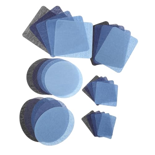 MOKKHNB 30Stücke Handgefertigte Denim Patches zum Aufbügeln Vielseitige Flicken für Jeans Shirts und Mehr Selbstklebend Einfach Anzuwenden für DIY Reparaturen MOKKHNB 30Stücke Handgefertigte Denim Patches zum Aufbügeln Vielseitige Flicken für Jeans Shirts und Mehr Selbstklebend Einfach Anzuwenden für DIY Reparaturen von MOKKHNB