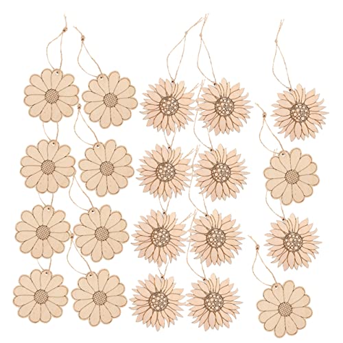 MOKKHNB 30Stücke Holz Sonnenblumen Ausschnitte DIY Bastelmaterialien für Holzprojekte Unbehandelte Blumenholzplatten zum Bemalen und Dekorieren für Erwachsene MOKKHNB 30Stücke Holz Sonnenblumen Ausschnitte DIY Bastelmaterialien für Holzprojekte Unbehandelte Blumenholzplatten zum Bemalen und Dekorieren für Erwachsene von MOKKHNB