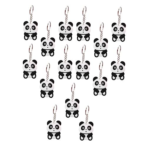 MOKKHNB 30Stücke Panda Schlüsselanhänger Dekorative Schlüsseldetails für Taschen Autos und Zuhause Handwerkskunst für Souvenirs von MOKKHNB