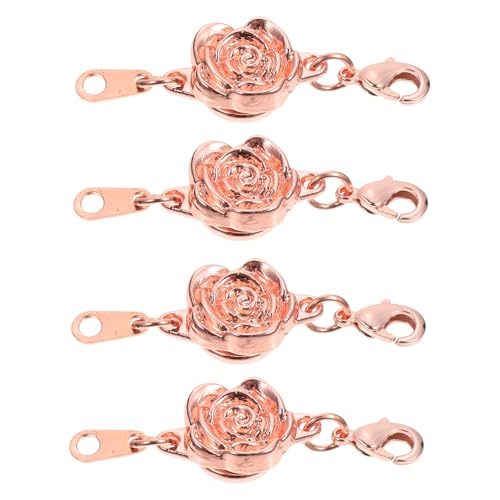 MOKKHNB 4 STÜCKE Teiliges Schmuckverlängerungs Roségold Kettenverlängerung Armbandverlängerung DIY Schmuckverbinder für Halsketten und Armbänder Einfache Anwendung Langlebig MOKKHNB 4 STÜCKE Teiliges Schmuckverlängerungs Roségold Kettenverlängerung Armbandverlängerung DIY Schmuckverbinder für Halsketten und Armbänder Einfache Anwendung Langlebig von MOKKHNB