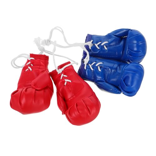 MOKKHNB 4 Stück Mini Boxhandschuhe für Autospiegel Realistische Pendants für Boxfans Weihnachtsornament für Miniaturhäuser MOKKHNB 4 Stück Mini Boxhandschuhe für Autospiegel Realistische Pendants für Boxfans Weihnachtsornament für Miniaturhäuser von MOKKHNB