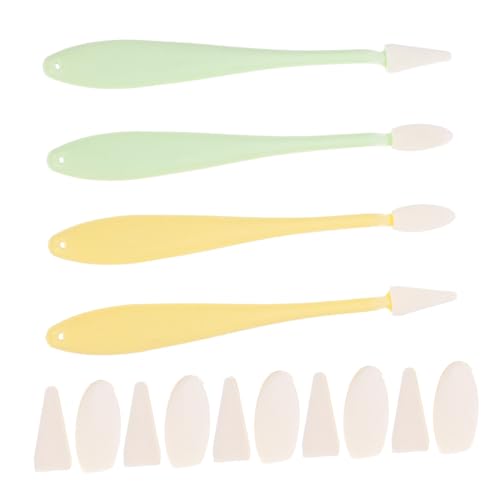 MOKKHNB 4 Stück Sketch Zeichenzubehör Set Teilig Schwamm Radierer Blending Stumps für Künstler Ergonomisch Geformte Skizzenwischer Langlebig und Komfortabel für Feine Details und Präzises von MOKKHNB