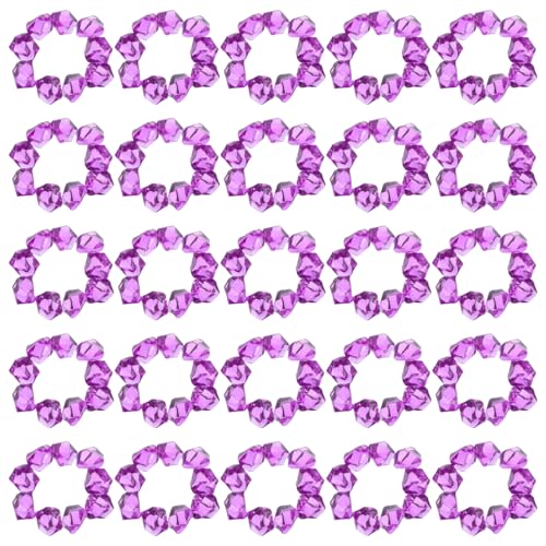 MOKKHNB 400 Stück Acryl -Würfelperlen dekorative Acrylperlen Abstandsperlen Masse kleine Bastelperlen farbige Perlen farbige kleine Perlen lose Perle Acryl Perle klein Violett von MOKKHNB