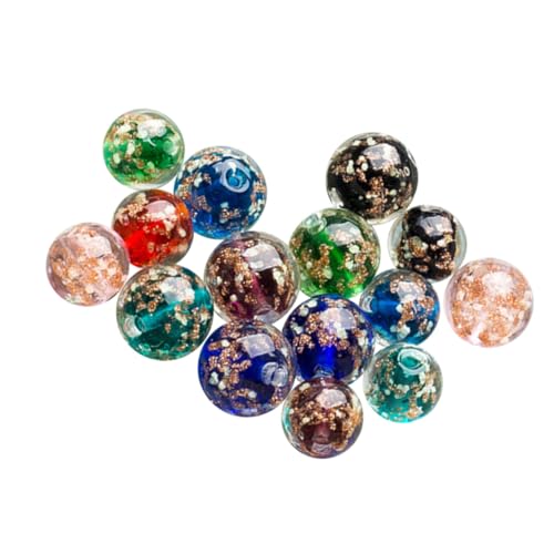 MOKKHNB 40Stücke Leuchtende Runde Glasperlen Gemischt für DIY Schmuckherstellung Abstandsperlen für Armbänder und Fußkettchen für Projekte MOKKHNB 40Stücke Leuchtende Runde Glasperlen Gemischt für DIY Schmuckherstellung Abstandsperlen für Armbänder und Fußkettchen für Projekte von MOKKHNB