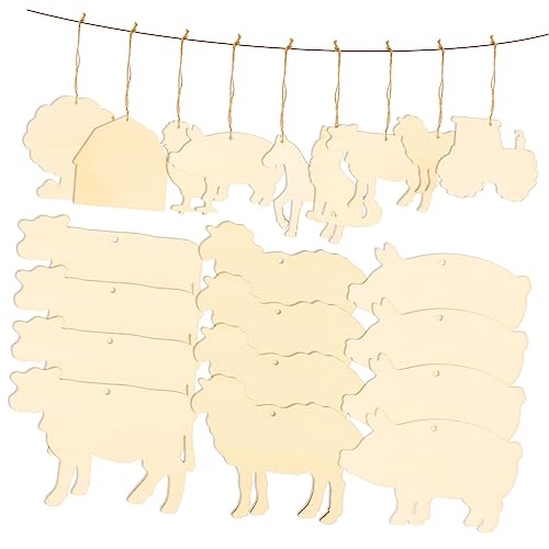 MOKKHNB 45Stücke Unbemalte Holzscheiben für DIY Holzhandwerk Vielseitige Holzverzierungen für Kreative Projekte zum Malen und Gestalten für Erwachsene MOKKHNB 45Stücke Unbemalte Holzscheiben für DIY Holzhandwerk Vielseitige Holzverzierungen für Kreative Projekte zum Malen und Gestalten für Erwachsene von MOKKHNB