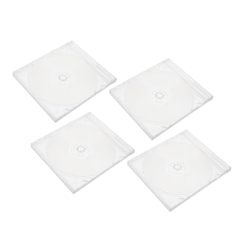 MOKKHNB 4Er-Set Teiliges Cd Hüllen Bruchsicherem mit Stabilem für Musik Daten und Fan Kollektionen für Diy Projekte und Gestaltung MOKKHNB 4Er-Set Teiliges Cd Hüllen Bruchsicherem mit Stabilem für Musik Daten und Fan Kollektionen für Diy Projekte und Gestaltung von MOKKHNB
