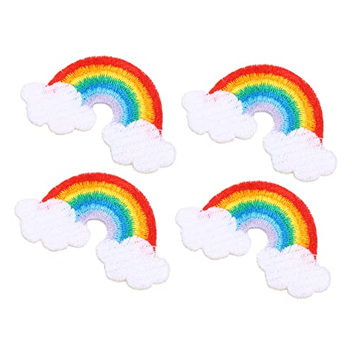 MOKKHNB 4Stücke Teiliges Regenbogen Stickpatch Selbstklebende DIY Applikationen für Kreative Kleidung Taschen und Mehr für Reparaturen und Dekorationen MOKKHNB 4Stücke Teiliges Regenbogen Stickpatch Selbstklebende DIY Applikationen für Kreative Kleidung Taschen und Mehr für Reparaturen und Dekorationen von MOKKHNB