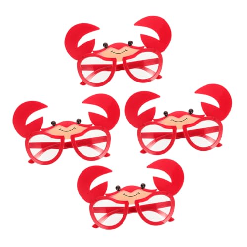 MOKKHNB 4stücke Krabben-sonnenbrillen Lustige Partybrillen Für Strand Und Hawaii-themen Wiederverwendbare Deko-requisiten Für Sommerfeste Einzigartiges Design Aus Langlebigem Leicht Und MOKKHNB 4stücke Krabben-sonnenbrillen Lustige Partybrillen Für Strand Und Hawaii-themen Wiederverwendbare Deko-requisiten Für Sommerfeste Einzigartiges Design Aus Langlebigem Leicht Und von MOKKHNB