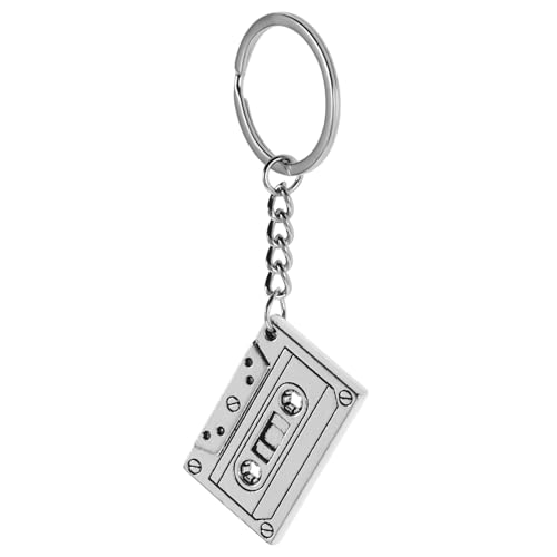 MOKKHNB Retro Kassettenband Schlüsselanhänger 5 Stücke Vintage Halskette Anhänger für Mädchen 80 Stück Jahre Party Dekoration Robuste Legierung als Schlüssel Zubehör und Schmuck für Frauen MOKKHNB Retro Kassettenband Schlüsselanhänger 5 Stücke Vintage Halskette Anhänger für Mädchen 80 Stück Jahre Party Dekoration Robuste Legierung als Schlüssel Zubehör und Schmuck für Frauen von MOKKHNB