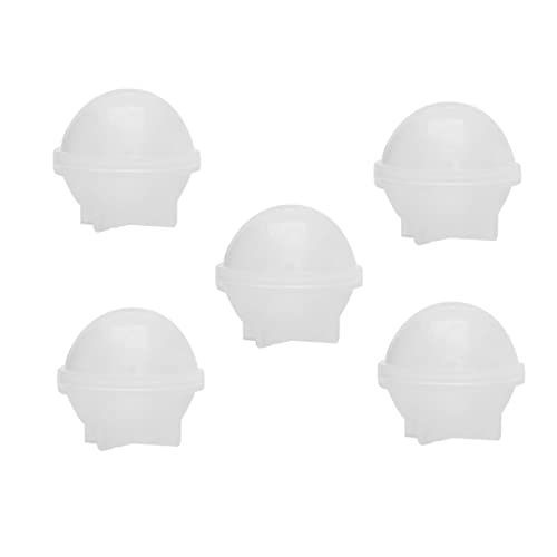 MOKKHNB 5 Stück Teiliges Silikonformen für Epoxidharz Kugel Gießformen für DIY Schmuck Dekoration und Tortendeko Flexibel und Leicht zu Reinigen von MOKKHNB