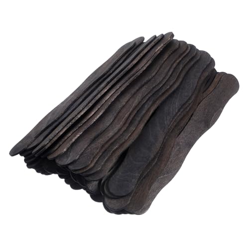 MOKKHNB 50 Stück Diy Holzstäbchen für Lebensmittelechte Bastelsticks für Kreative Projekte für Eiscreme Fan und Mehr von MOKKHNB