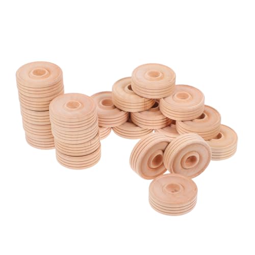 MOKKHNB 50Stücke Kleine Holzräder Handgefertigtes DIY Spielzeugzubehör für Langlebig und Vielseitig Einsetzbar Bastelzubehör für Kreative Projekte MOKKHNB 50Stücke Kleine Holzräder Handgefertigtes DIY Spielzeugzubehör für Langlebig und Vielseitig Einsetzbar Bastelzubehör für Kreative Projekte von MOKKHNB