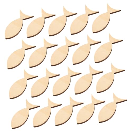 MOKKHNB 50Stücke Unvollendete Holz Fischausschnitte DIY Mini Fischscheiben Robustem Holz für Bastelprojekte und Dekoration MOKKHNB 50Stücke Unvollendete Holz Fischausschnitte DIY Mini Fischscheiben Robustem Holz für Bastelprojekte und Dekoration von MOKKHNB