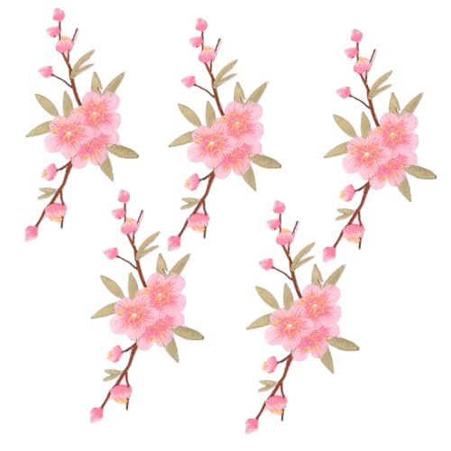 MOKKHNB 5Stücke Blumen Aufnäher zum Aufbügeln Selbstklebende Flicken für Kleidung Bestickte Applikationen zur Reparatur und Dekoration von Jeans und Jacken MOKKHNB 5Stücke Blumen Aufnäher zum Aufbügeln Selbstklebende Flicken für Kleidung Bestickte Applikationen zur Reparatur und Dekoration von Jeans und Jacken von MOKKHNB