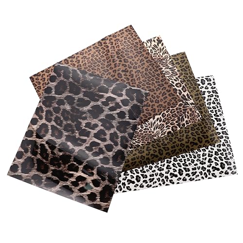 MOKKHNB 5Stücke Wärmeübertragungsfolie mit Leopardenmuster Selbstklebender Vinylfilm für DIY Handwerk Vielseitig Einsetzbar für Stoffe Elastisch und Langlebig MOKKHNB 5Stücke Wärmeübertragungsfolie mit Leopardenmuster Selbstklebender Vinylfilm für DIY Handwerk Vielseitig Einsetzbar für Stoffe Elastisch und Langlebig von MOKKHNB